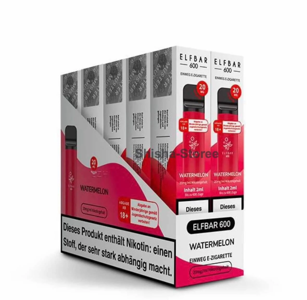 Elf Bar 600 - Watermelon - 10er Pack 3 Elf Bar 600 - Watermelon - 10er Pack