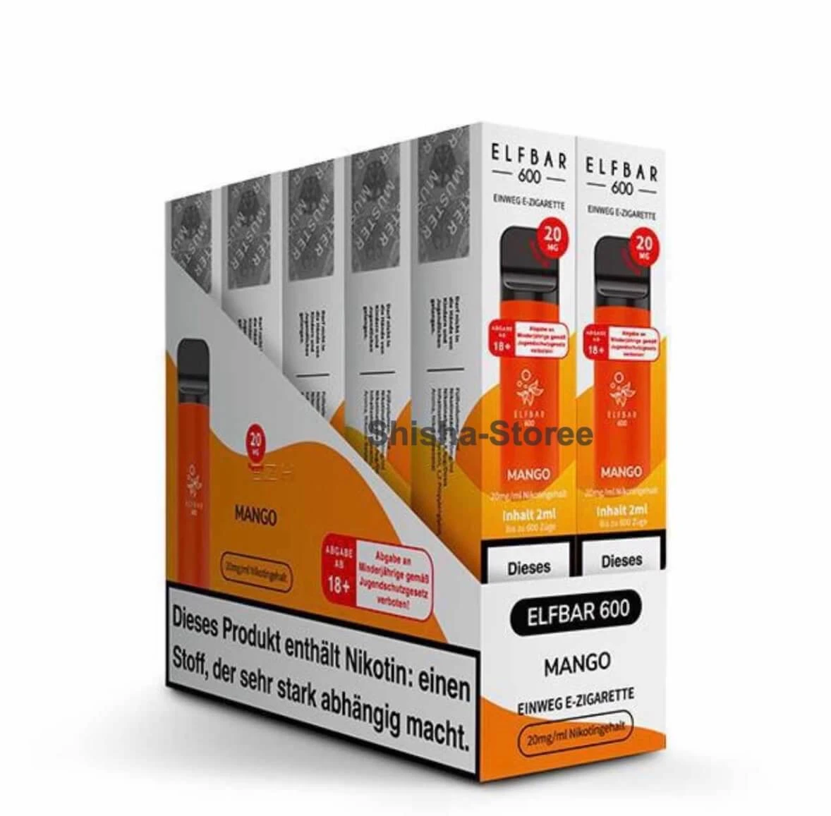Elf Bar 600 - Mango 10er Pack 3 Elf Bar 600 - Mango 10er Pack
