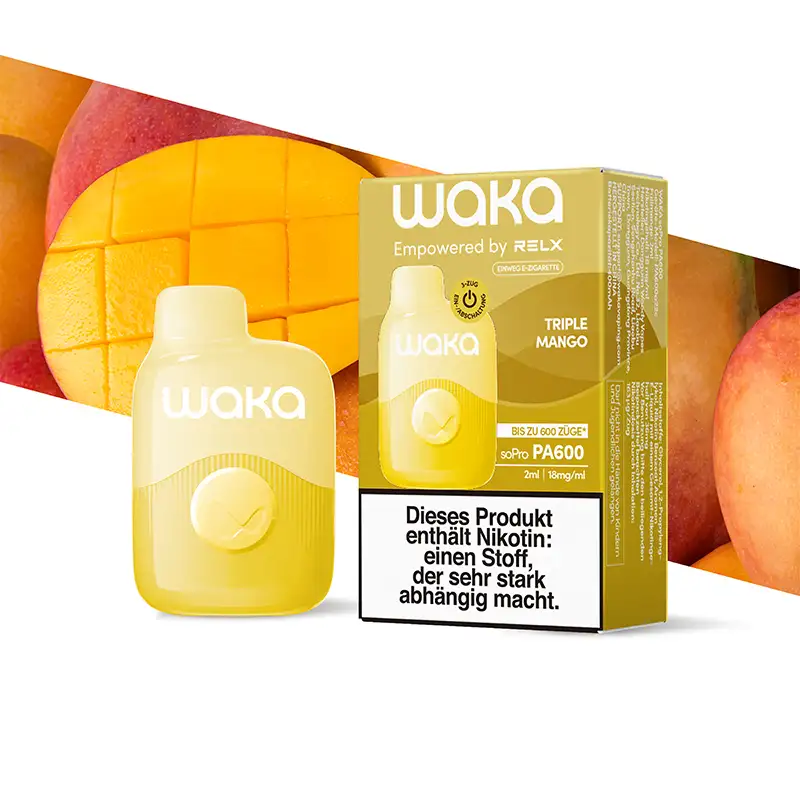 Waka SoPro - Triple Mango E-Shisha 3 Waka SoPro - Triple Mango E-Shisha
