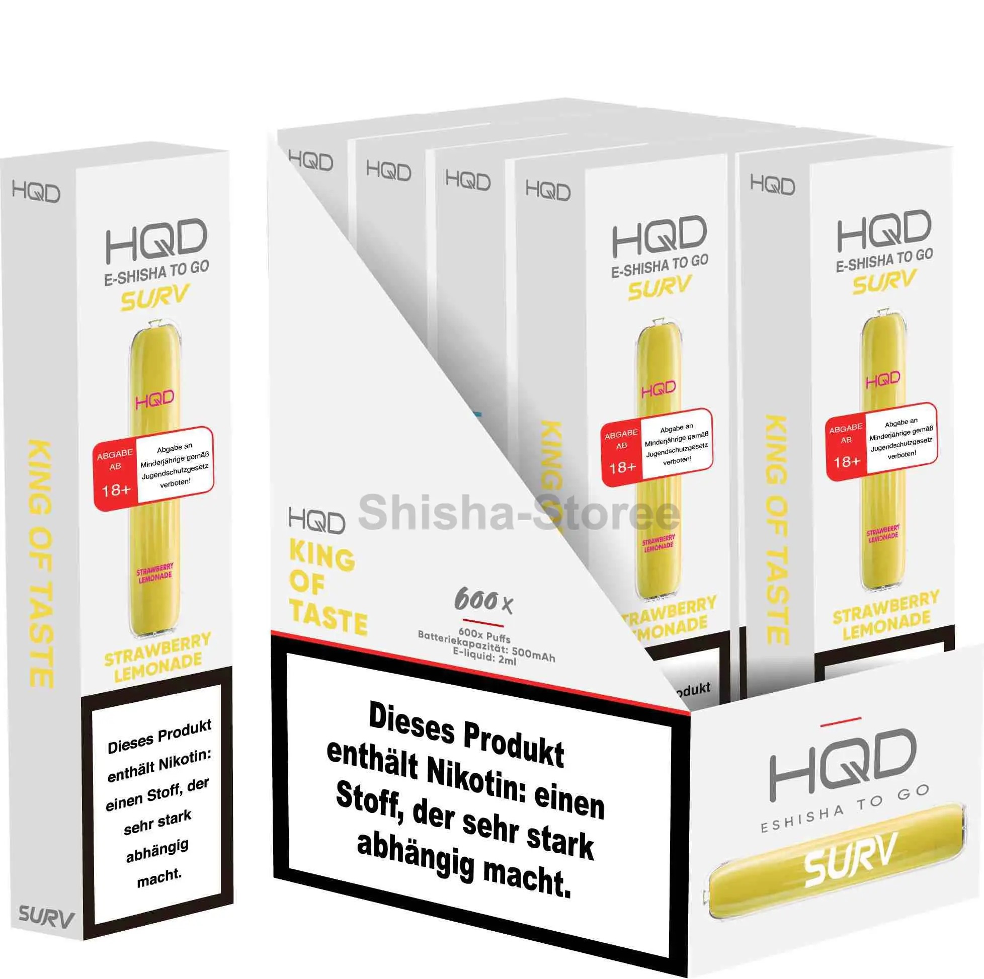 HQD Vape Wave - Strawberry Lemonade 10 Pack 3 HQD Vape Wave - Strawberry Lemonade 10 Pack