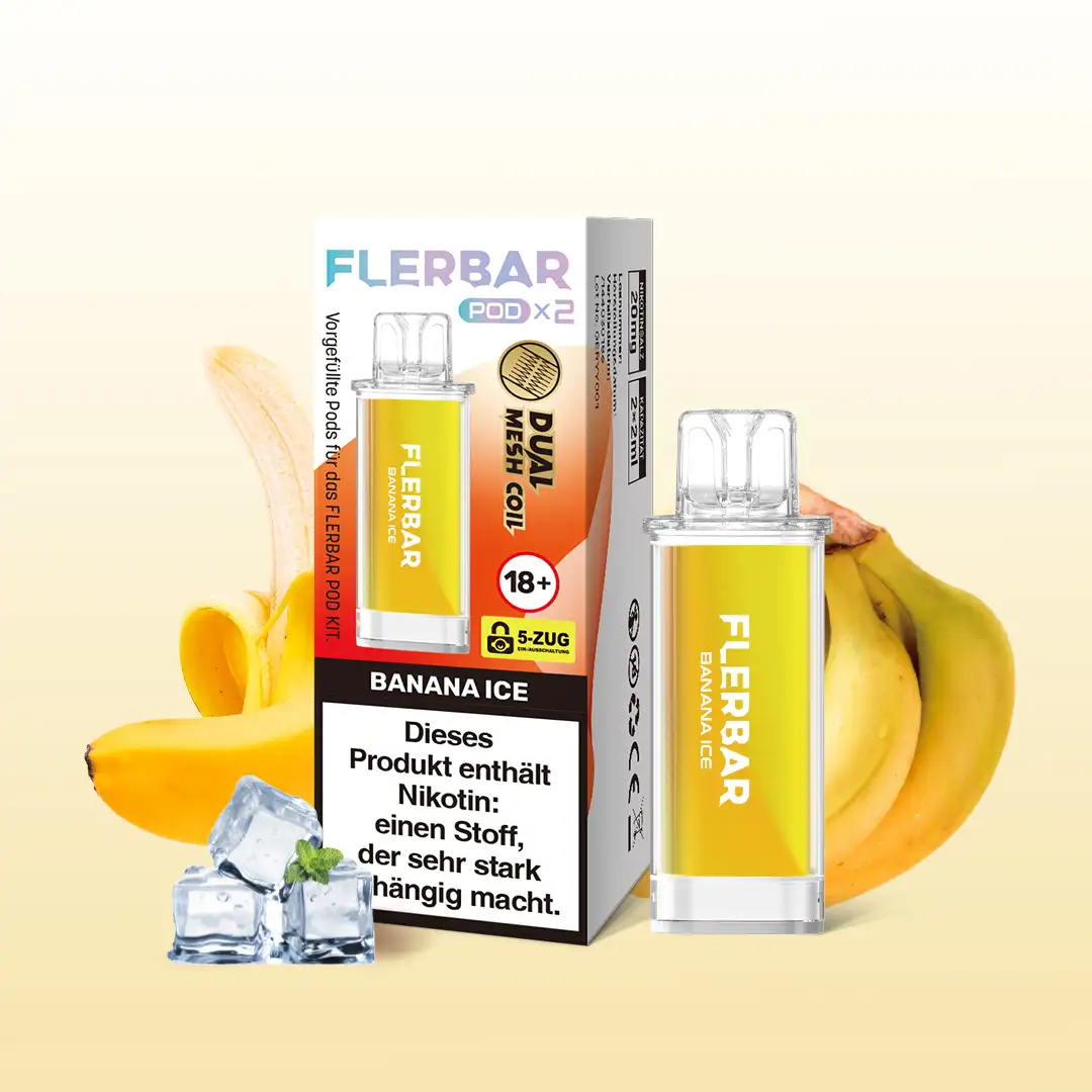 Flerbar Pod - Banana Ice 2er 20mg 3 Flerbar Pod - Banana Ice 2er 20mg