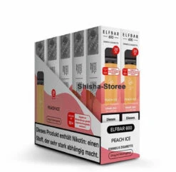 Elf Bar 600 - Peach Ice - 10er Pack E-Shisha