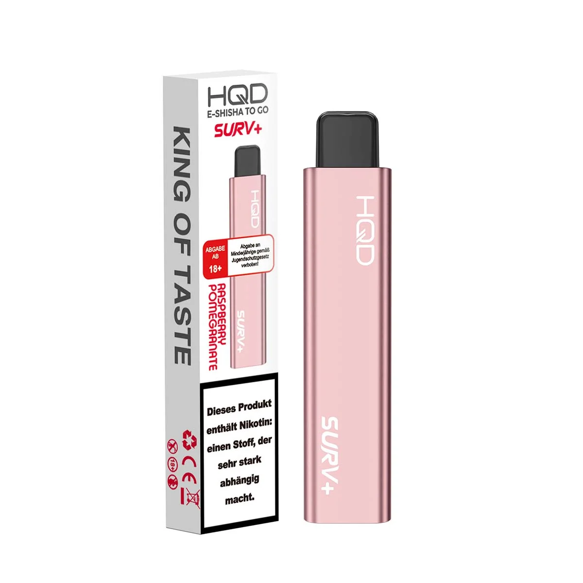 HQD Surv + Plus - Raspberry Pomegranate Vape 3 HQD Surv + Plus - Raspberry Pomegranate Vape