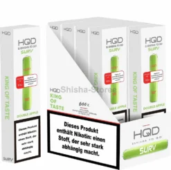 HQD Wave 600 - Double Apple 10er Set