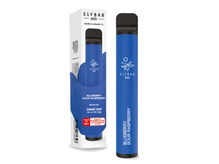 Elf Bar 600 - Blueberry Sour Raspberry Ohne Nikotin 3 Elf Bar 600 - Blueberry Sour Raspberry Ohne Nikotin